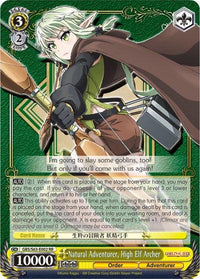 Natural Adventurer, High Elf Archer (GBS/S63-E002 RR) [Goblin Slayer] - POKÉ JEUX