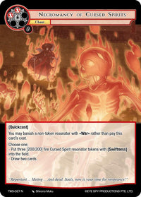 Necromancy of Cursed Spirits (TWS-027 N) [The War of the Suns] - POKÉ JEUX