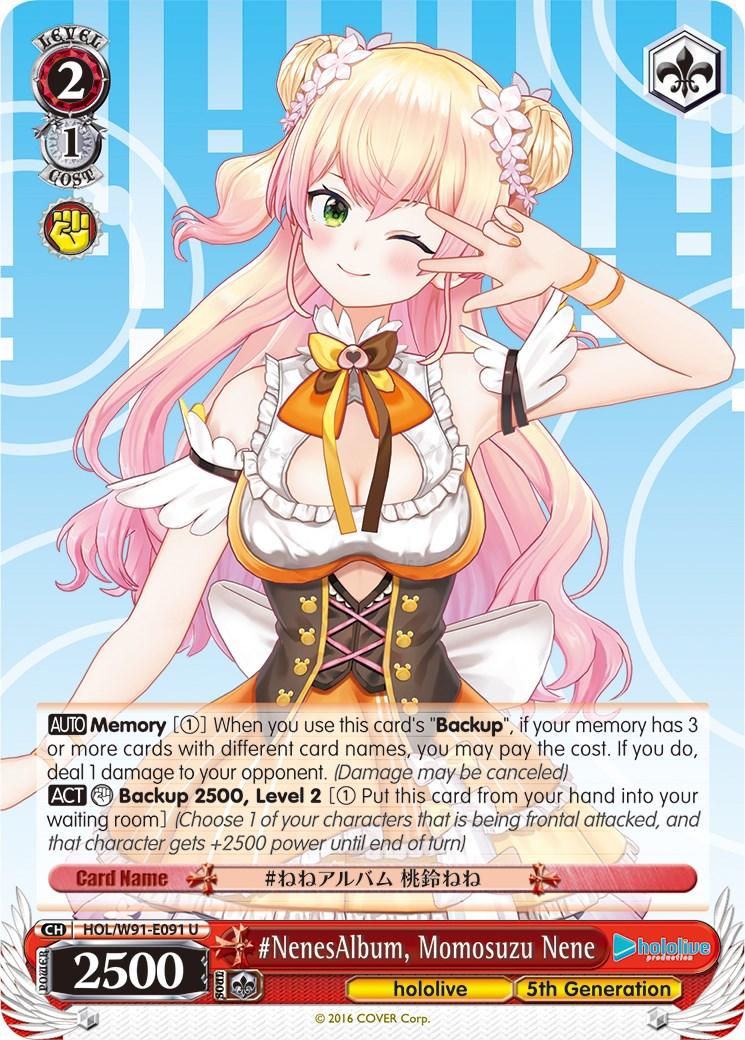 #NenesAlbum, Momosuzu Nene (HOL/W91-E091 U) [hololive production] - POKÉ JEUX