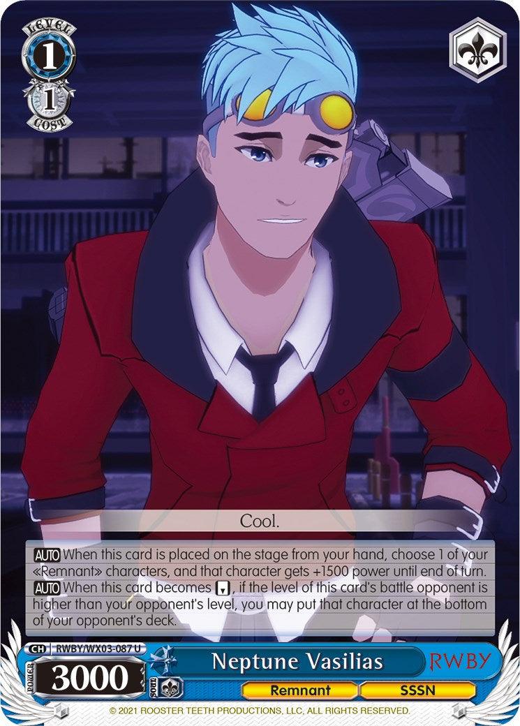 Neptune Vasilias (RWBY/WX03-087 U) [RWBY] - POKÉ JEUX