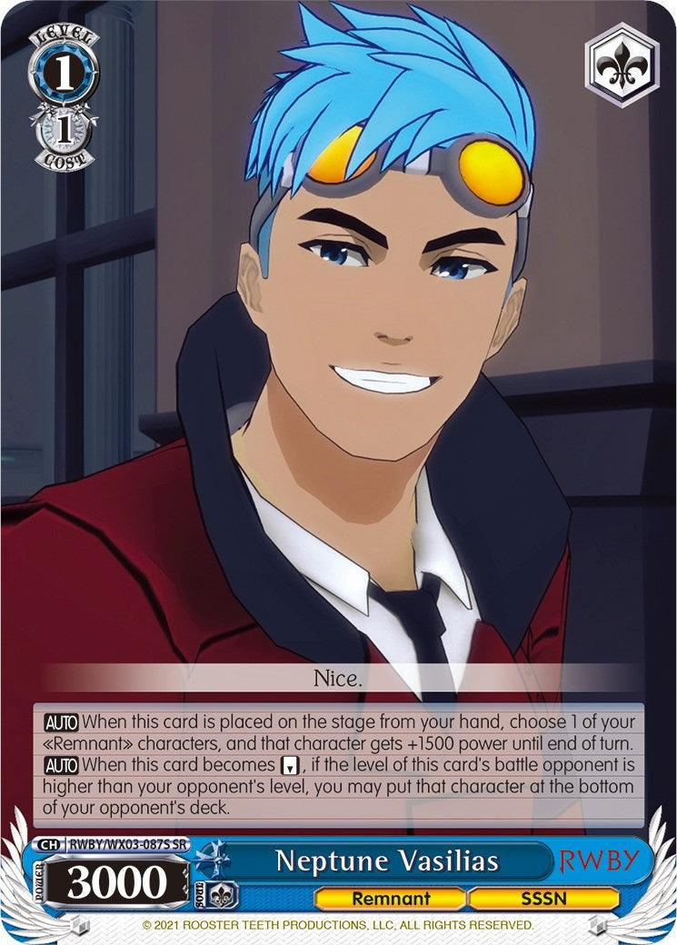 Neptune Vasilias (RWBY/WX03-087S SR) [RWBY] - POKÉ JEUX