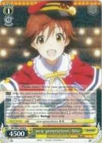 new generations, Mio (IMC/W41-E008 R) [The iDOLM@STER Cinderella Girls] - POKÉ JEUX