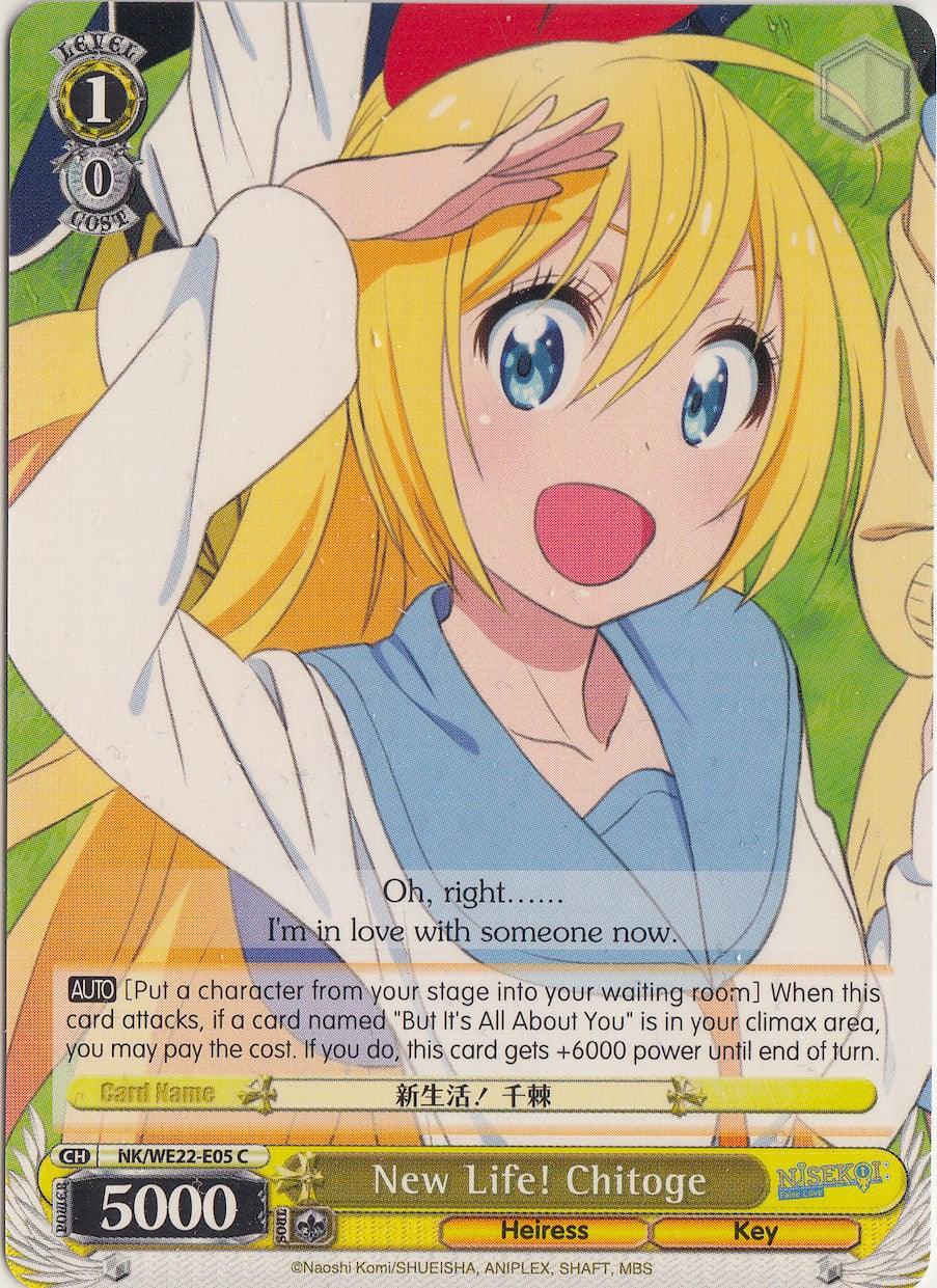 New Life! Chitoge (NK/WE22-E05) [NISEKOI Extra Booster] - POKÉ JEUX