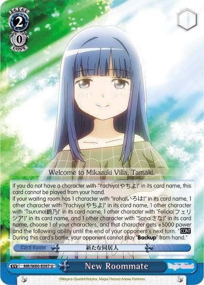 New Roommate (MR/W80-E097 U) [Magia Record: Puella Magi Madoka Magica [Side Story] (Anime)] - POKÉ JEUX