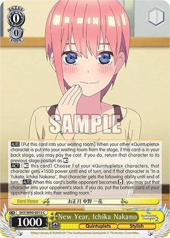 New Year, Ichika Nakano (5HY/W90-E015 C) [The Quintessential Quintuplets 2] - POKÉ JEUX