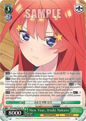 New Year, Itsuki Nakano (5HY/W90-E026 R) [The Quintessential Quintuplets 2] - POKÉ JEUX