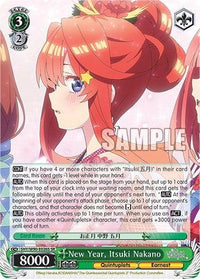 New Year, Itsuki Nakano (5HY/W90-E026S SR) [The Quintessential Quintuplets 2] - POKÉ JEUX