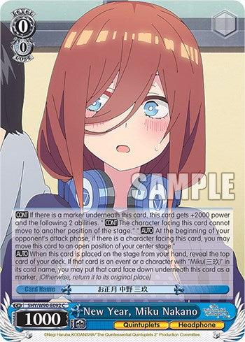 New Year, Miku Nakano (5HY/W90-E092 C) [The Quintessential Quintuplets 2] - POKÉ JEUX
