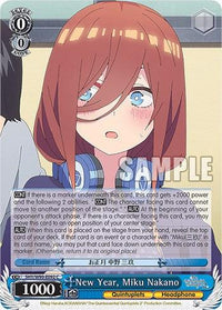 New Year, Miku Nakano (5HY/W90-E092 C) [The Quintessential Quintuplets 2] - POKÉ JEUX