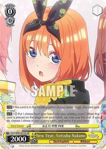 New Year, Yotsuba Nakano (5HY/W90-E010S SR) [The Quintessential Quintuplets 2] - POKÉ JEUX