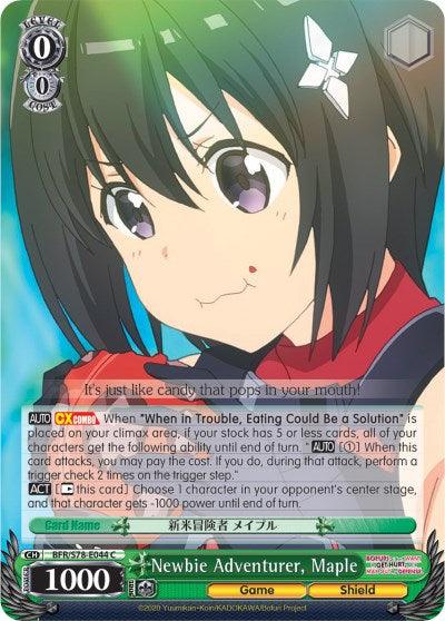 Newbie Adventurer, Maple (BFR/S78-E044 C) [BOFURI: I Don't Want to Get Hurt, so I'll Max Out My Defense] - POKÉ JEUX