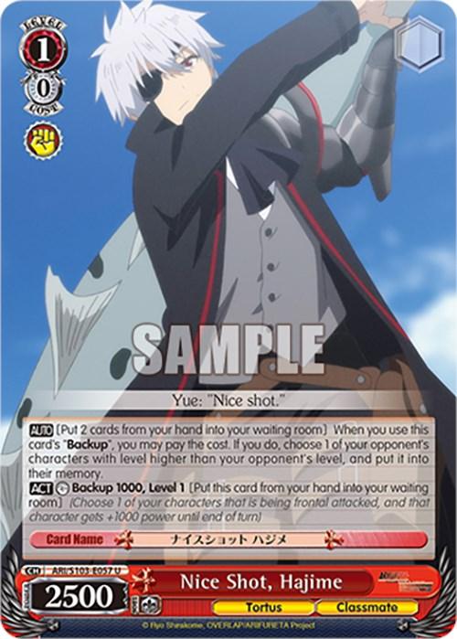 Nice Shot, Hajime (ARI/S103-E057 U) [Arifureta: From Commonplace to World's Strongest] - POKÉ JEUX