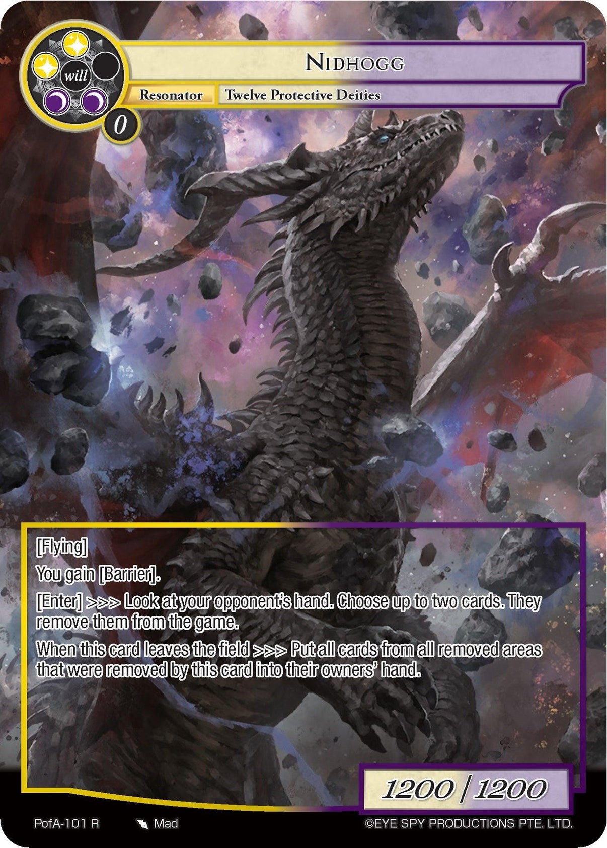 Nidhogg (Full Art) (PofA-101) [Alice Origin IV: Prologue of Attoractia] - POKÉ JEUX