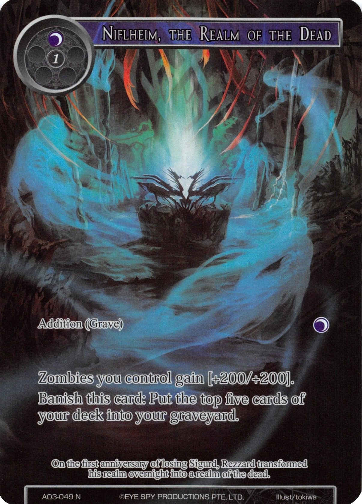 Niflheim, the Realm of the Dead (Full Art) (AO3-049) [Alice Origin III] - POKÉ JEUX
