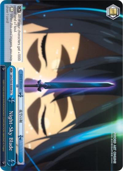 Night-Sky Blade (SAO/S65-E098 CC) [Sword Art Online -Alicization-] - POKÉ JEUX