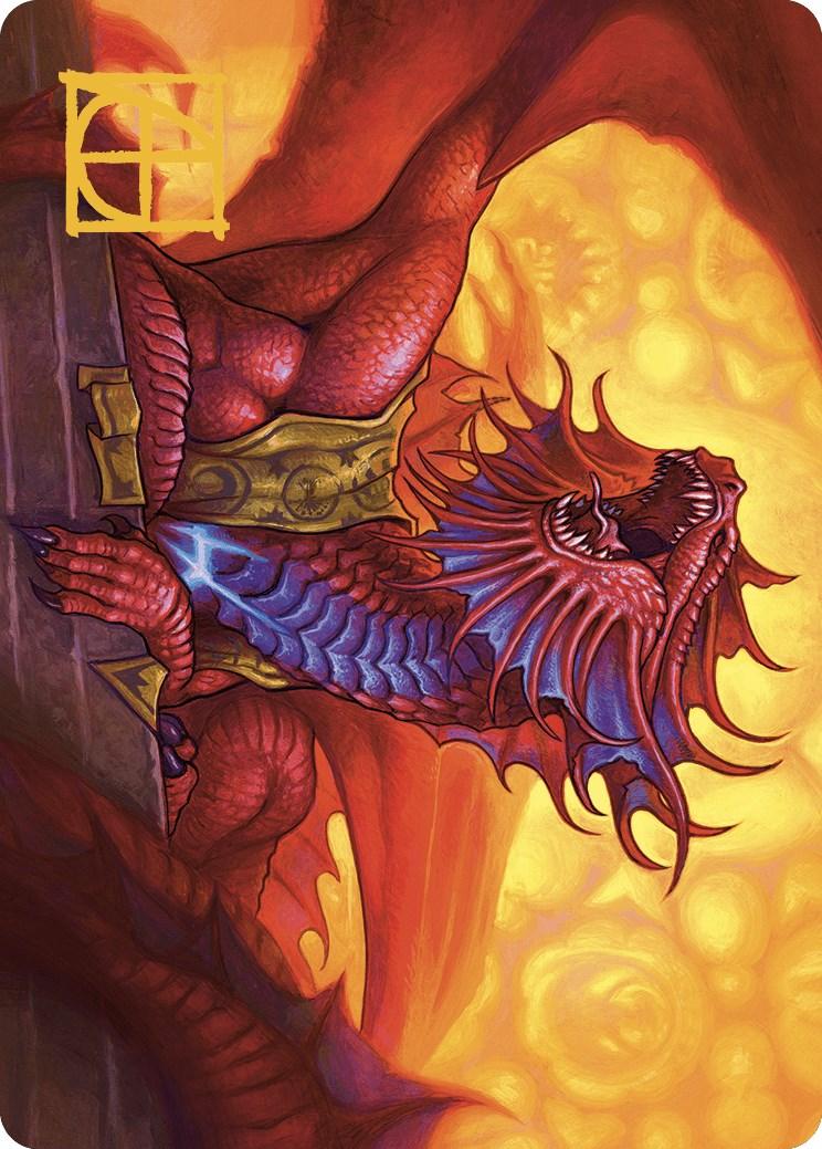 Niv-Mizzet, Guildpact Art Card (44/49) (Gold-Stamped Signature) [Murders at Karlov Manor Art Series] - POKÉ JEUX