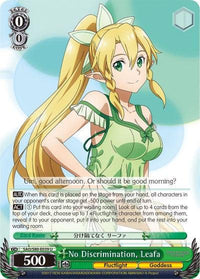 No Discrimination, Leafa (SAO/S80-E039 U) [Sword Art Online -Alicization- Vol.2] - POKÉ JEUX