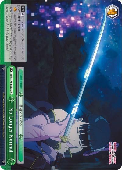 No Longer Normal (BFR/S78-E053 CR) [BOFURI: I Don't Want to Get Hurt, so I'll Max Out My Defense] - POKÉ JEUX