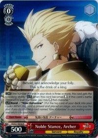 Noble Stance, Archer (FZ/S17-E058 R) [Fate/Zero] - POKÉ JEUX