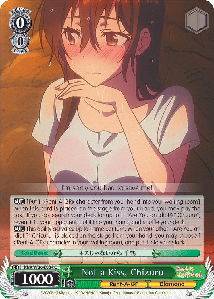 Not a Kiss, Chizuru (KNK/W86-E034 C) [Rent-A-Girlfriend] - POKÉ JEUX