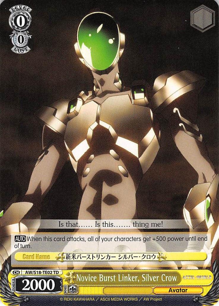 Novice Burst Linker, Silver Crow (AW/S18-TE02 TD) [Accel World] - POKÉ JEUX