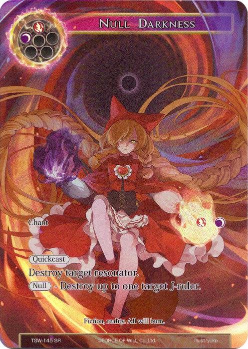 Null Darkness (Full Art) (TSW-145) [The Time Spinning Witch] - POKÉ JEUX