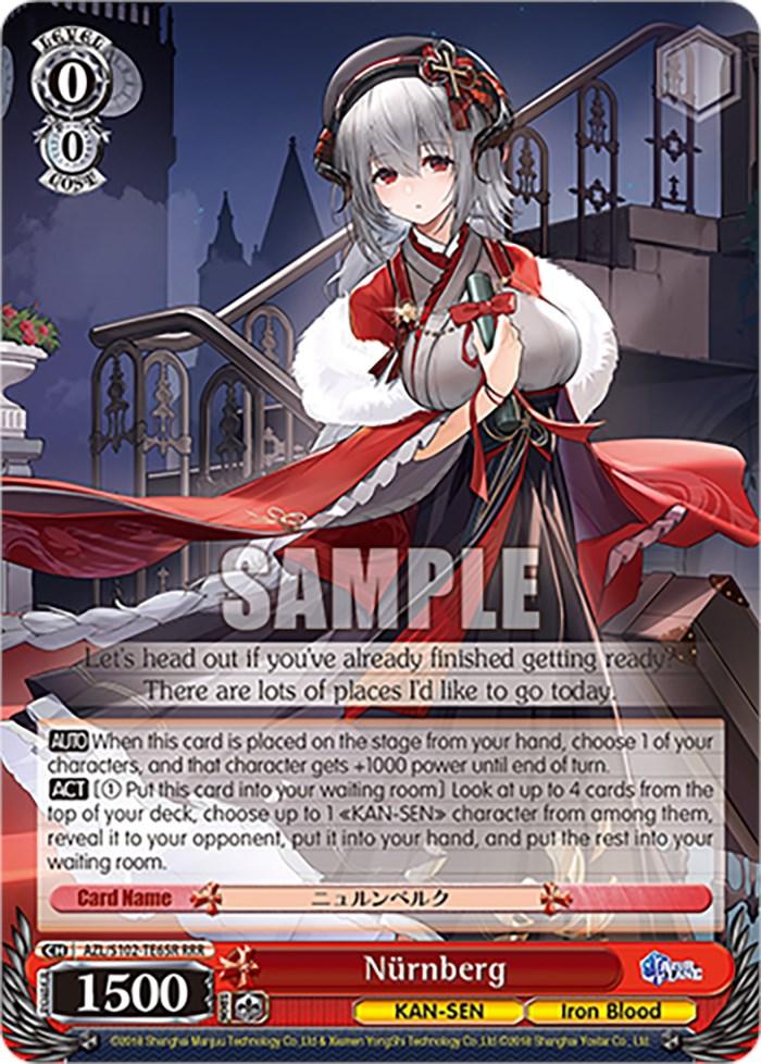 Nurnberg (AZL/S102-TE65R RRR) [Azur Lane] - POKÉ JEUX