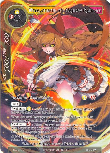 Nyarlathotep, the Crimson Radiance (Full Art) (LEL-079) [Legacy Lost] - POKÉ JEUX