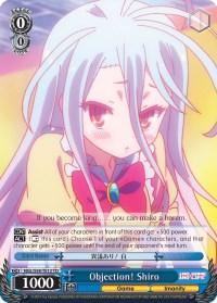 Objection! Shiro (NGL/S58-TE12 TD) [No Game No Life] - POKÉ JEUX