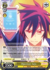 Objection! Sora (NGL/S58-E015 C) [No Game No Life] - POKÉ JEUX