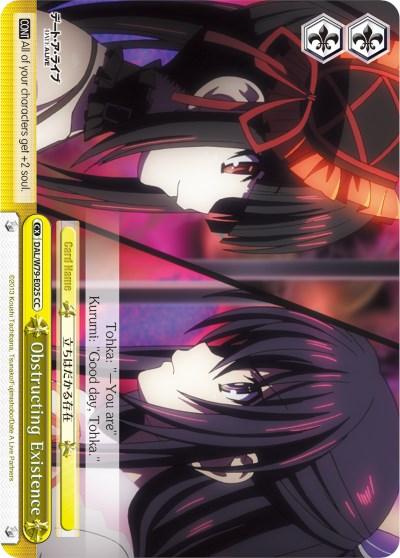 Obstructing Existence (DAL/W79-E025 CC) [Date A Live] - POKÉ JEUX