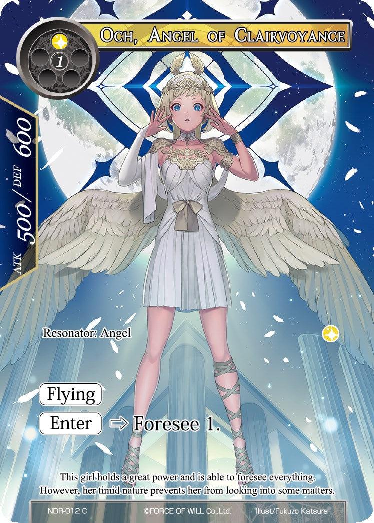 Och, Angel of Clairvoyance (Full Art) (NDR-012) [New Dawn Rises] - POKÉ JEUX