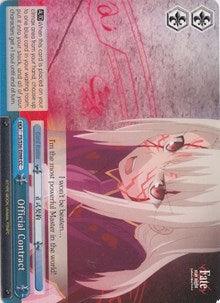 Official Contract (FS/S36-E098 CC) [Fate/Stay Night [Unlimited Blade Works] Vol. II] - POKÉ JEUX