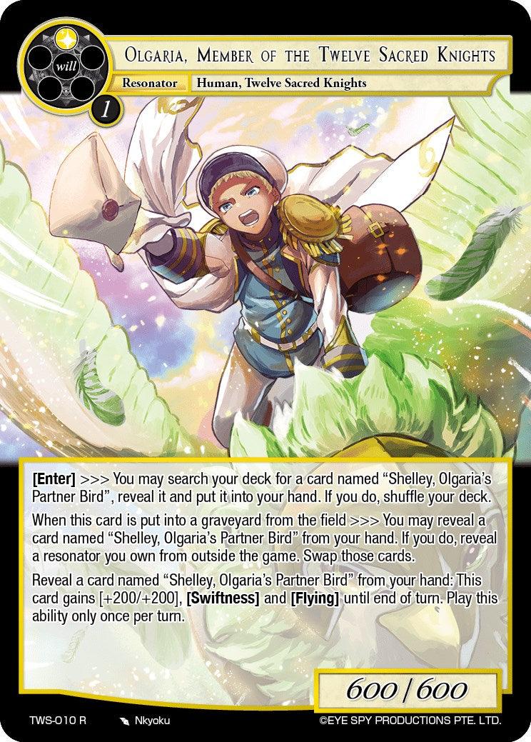 Olgaria, Member of the Twelve Sacred Knights (TWS-010 R) [The War of the Suns] - POKÉ JEUX