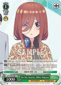 On the Search, Miku Nakano (5HY/W90-E040 C) [The Quintessential Quintuplets 2] - POKÉ JEUX