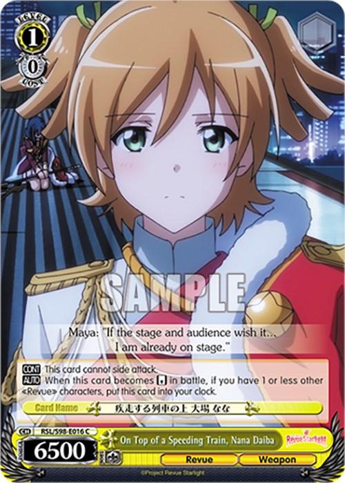 On Top of a Speeding Train, Nana Daiba (RSL/S98-E016 C) [Revue Starlight The Movie] - POKÉ JEUX