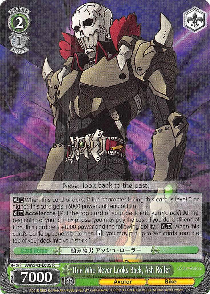 One Who Never Looks Back, Ash Roller (AW/S43-E035	R) [Accel World -Infinite Burst-] - POKÉ JEUX