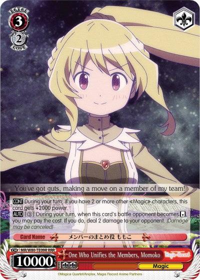 One Who Unifies the Members, Momoko (MR/W80-TE09R RRR) [Magia Record: Puella Magi Madoka Magica [Side Story] (Anime)] - POKÉ JEUX