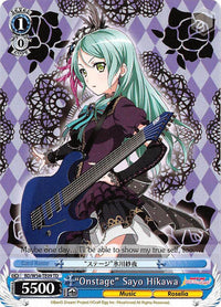 "Onstage" Sayo Hikawa (BD/W54-TE09 TD) [BanG Dream! Girls Band Party!] - POKÉ JEUX