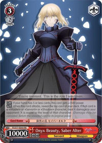 Onyx Beauty, Saber Alter (FS/S77-E044 RR) [Fate/Stay Night [Heaven's Feel] Vol.2] - POKÉ JEUX