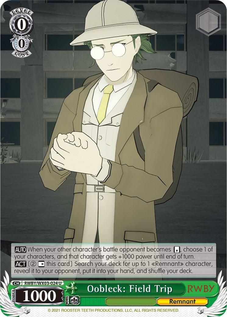 Oobleck: Field Trip (RWBY/WX03-024 U) [RWBY] - POKÉ JEUX