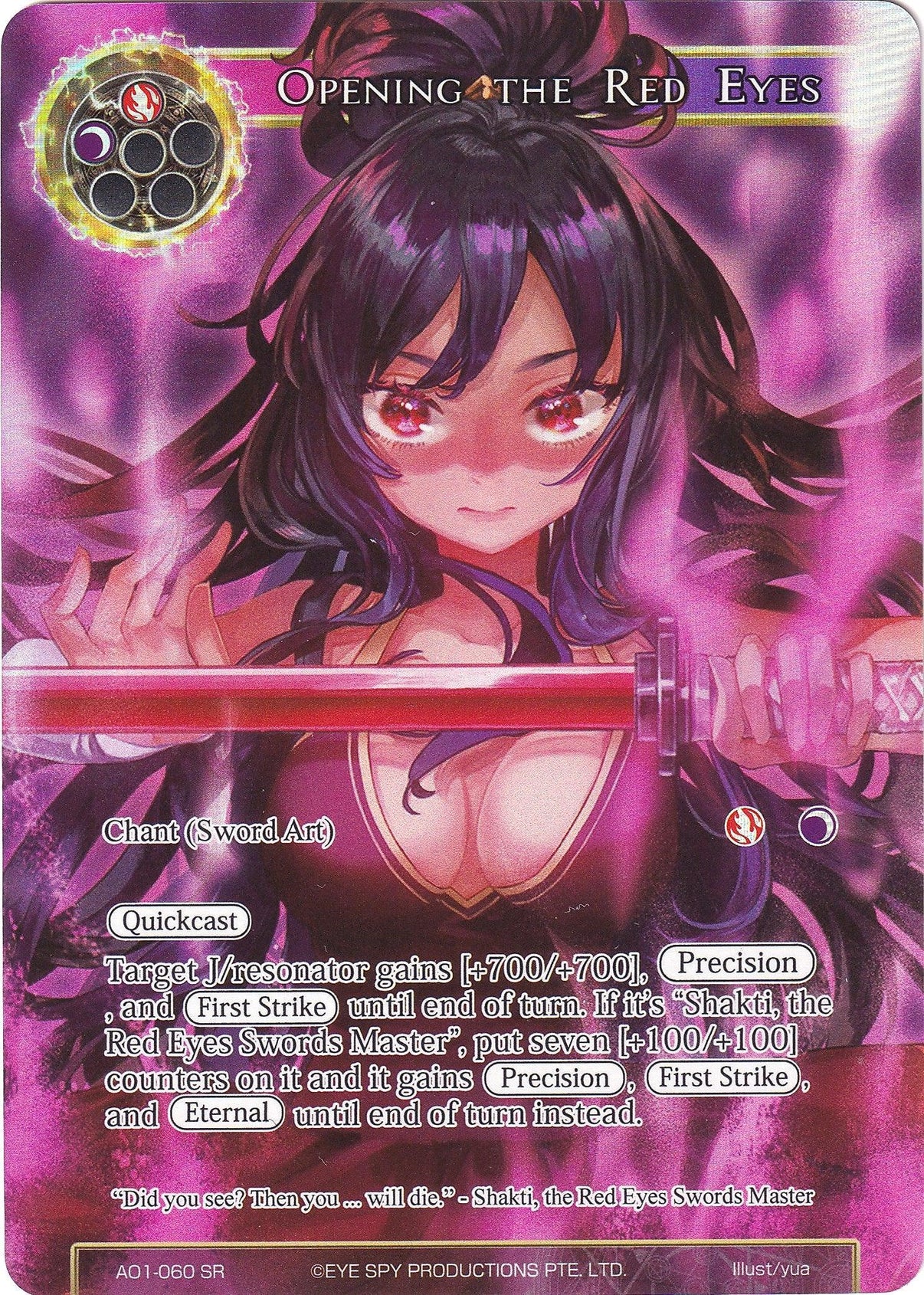 Opening the Red Eyes (Full Art) (AO1-060) [Alice Origin] - POKÉ JEUX