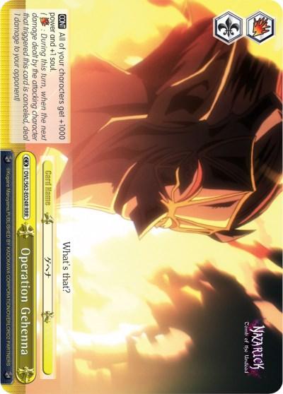 Operation Gehenna (OVL/S62-E024R RRR) [Nazarick: Tomb of the Undead] - POKÉ JEUX