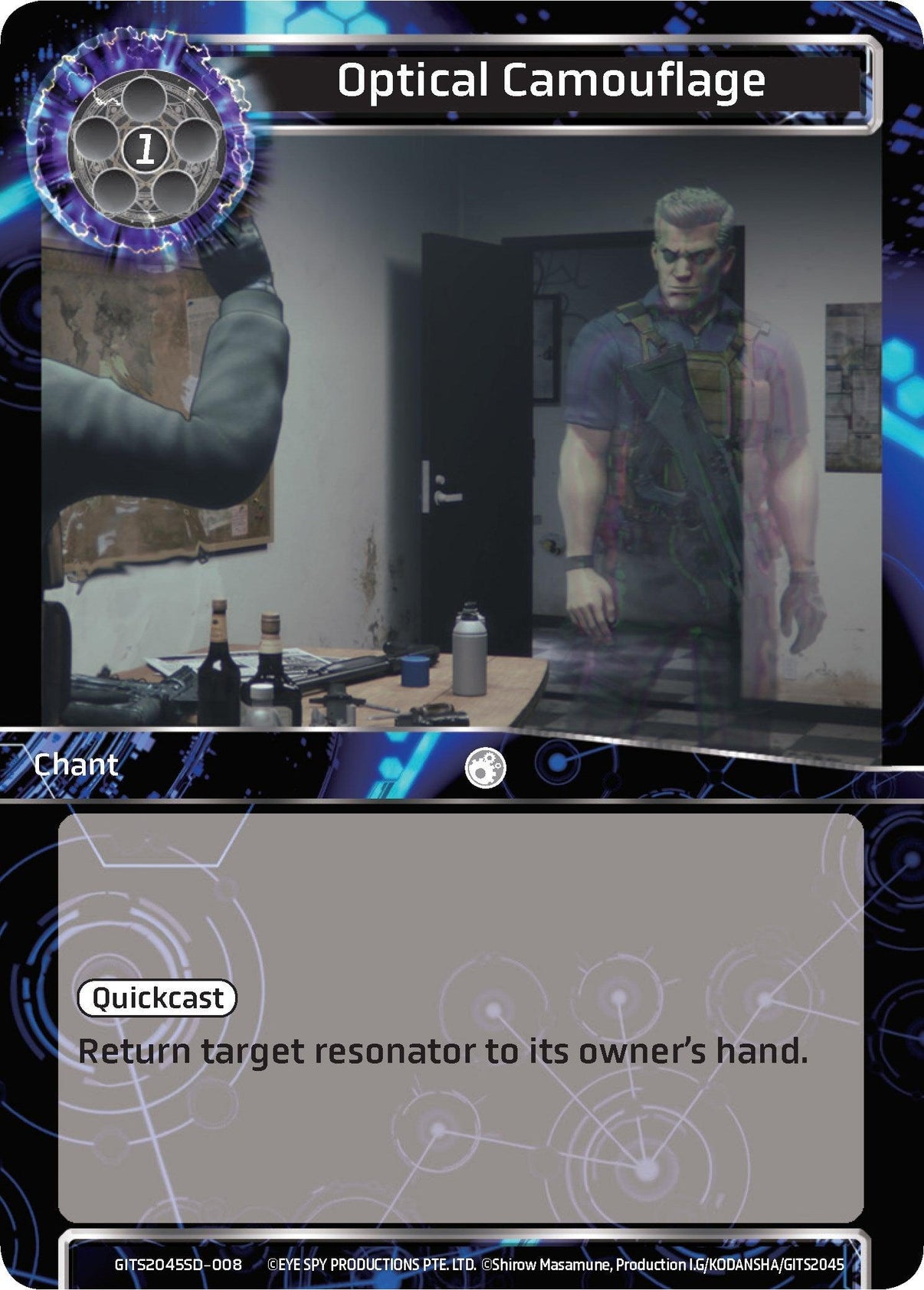 Optical Camouflage (GITS2045SD-008) [Ghost in the Shell SAC_2045 Starter Deck] - POKÉ JEUX