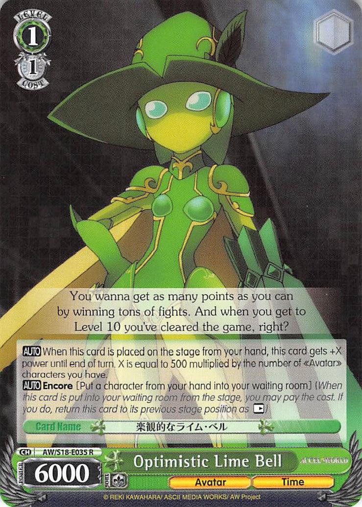 Optimistic Lime Bell (AW/S18-E035 R) [Accel World] - POKÉ JEUX
