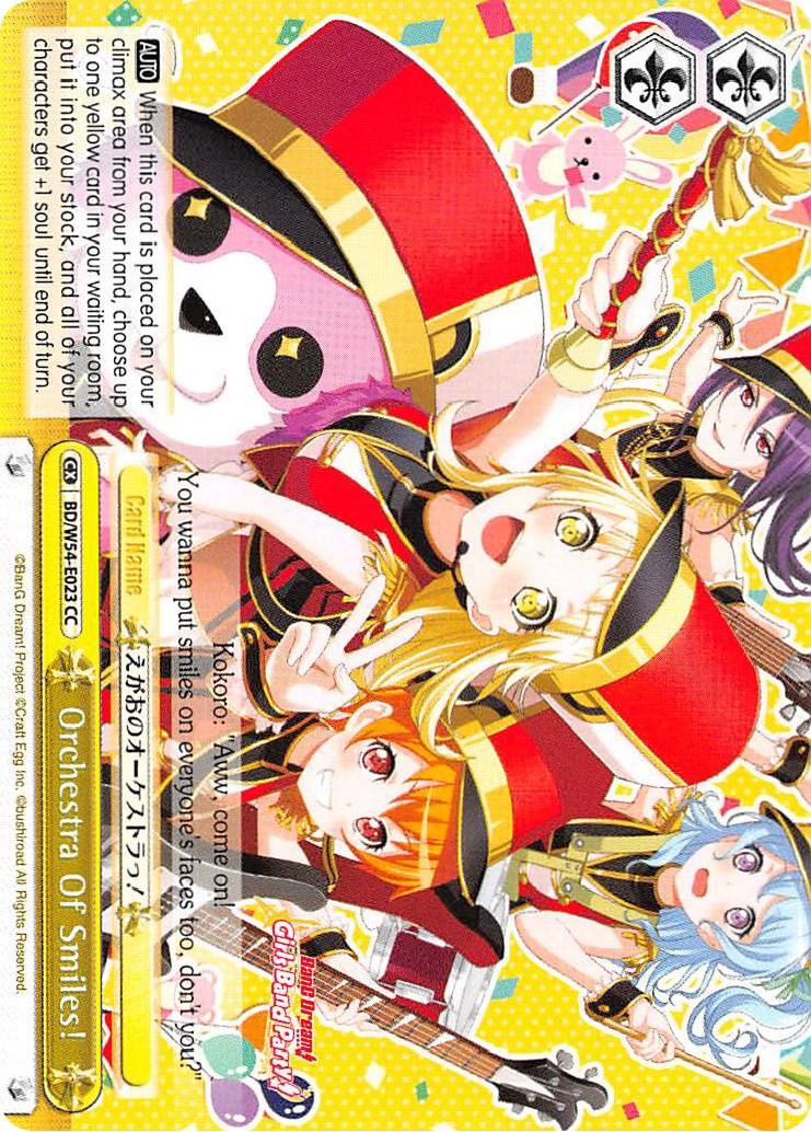 Orchestra Of Smiles! (BD/W54-E023 CC) [BanG Dream! Girls Band Party!] - POKÉ JEUX