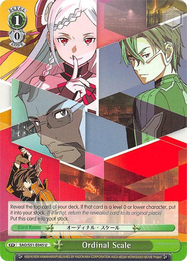 Ordinal Scale (SAO/S51-E045 U) [Sword Art Online The Movie: -Ordinal Scale-] - POKÉ JEUX