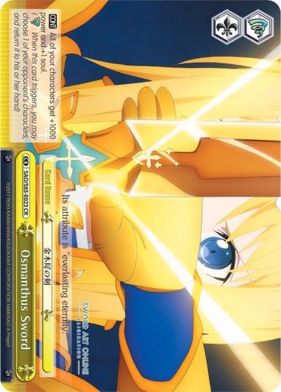 Osmanthus Sword (SAO/S65-E023 CR) [Sword Art Online -Alicization-] - POKÉ JEUX
