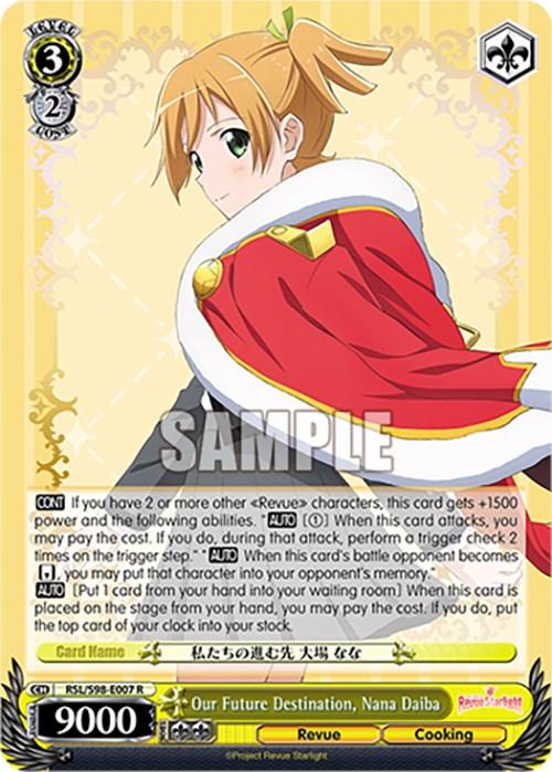 Our Future Destination, Nana Daiba (RSL/S98-E007 R) [Revue Starlight The Movie] - POKÉ JEUX
