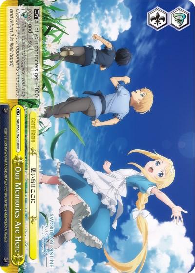 Our Memories Are Here (SAO/S80-E029R RRR) [Sword Art Online -Alicization- Vol.2] - POKÉ JEUX
